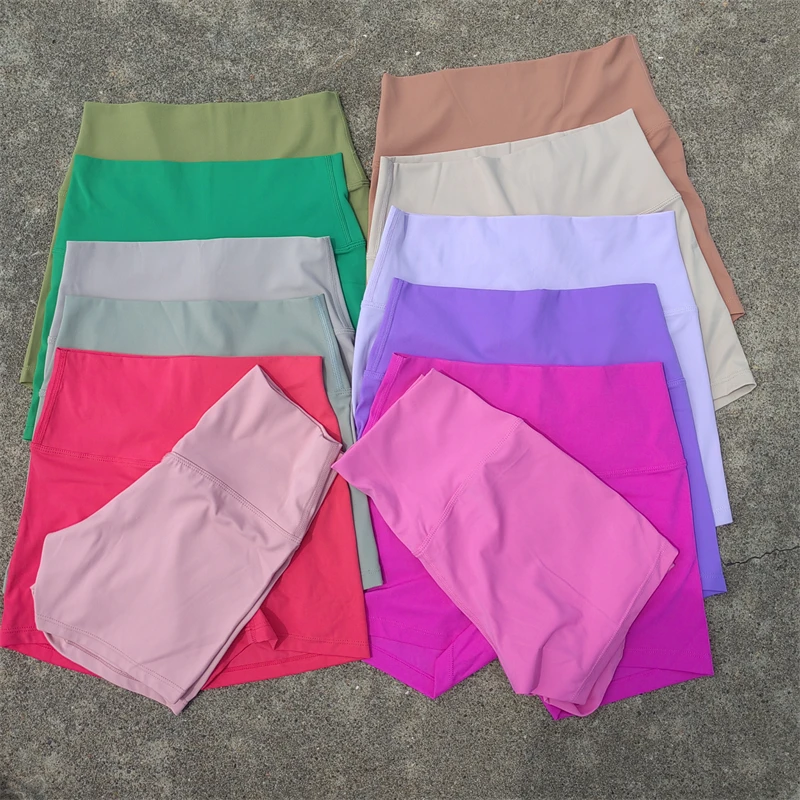 Women Shorts Yoga Gym High Waist Sports Fitness Workout Running Cycling Push Up Soft Clothing