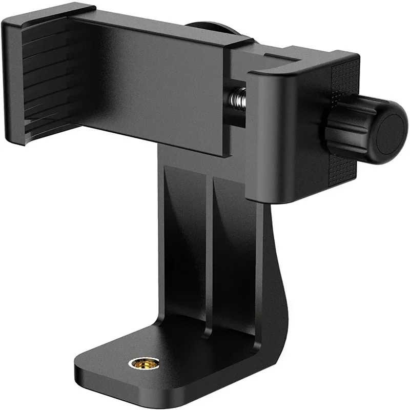 Phone Tripod Phone Tripod Mount Phone Clip Mount Phone Clip Bracket Phone Holder Clamp Tripod Screw Mount Adapter 360 Degree Mobile Phone Clip 1/4 Screw Cellphone Holder For Samsung iphone