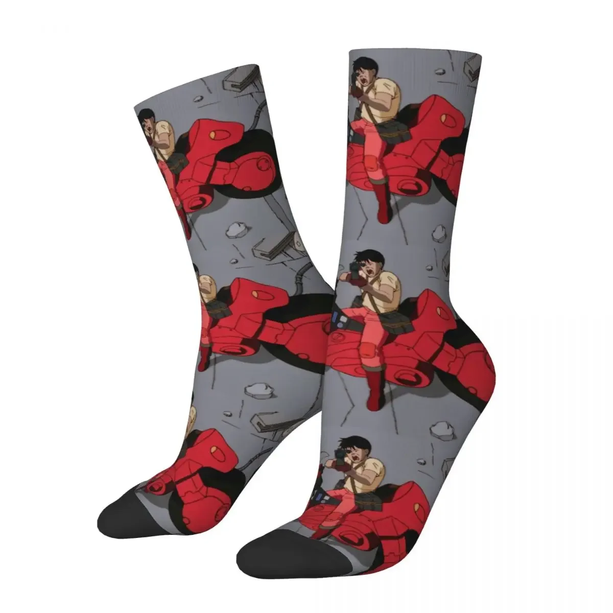 

Tokyo Anime Akira Socks Harajuku Super Soft Stockings All Season Long Socks Accessories for Man's Woman's Birthday Present