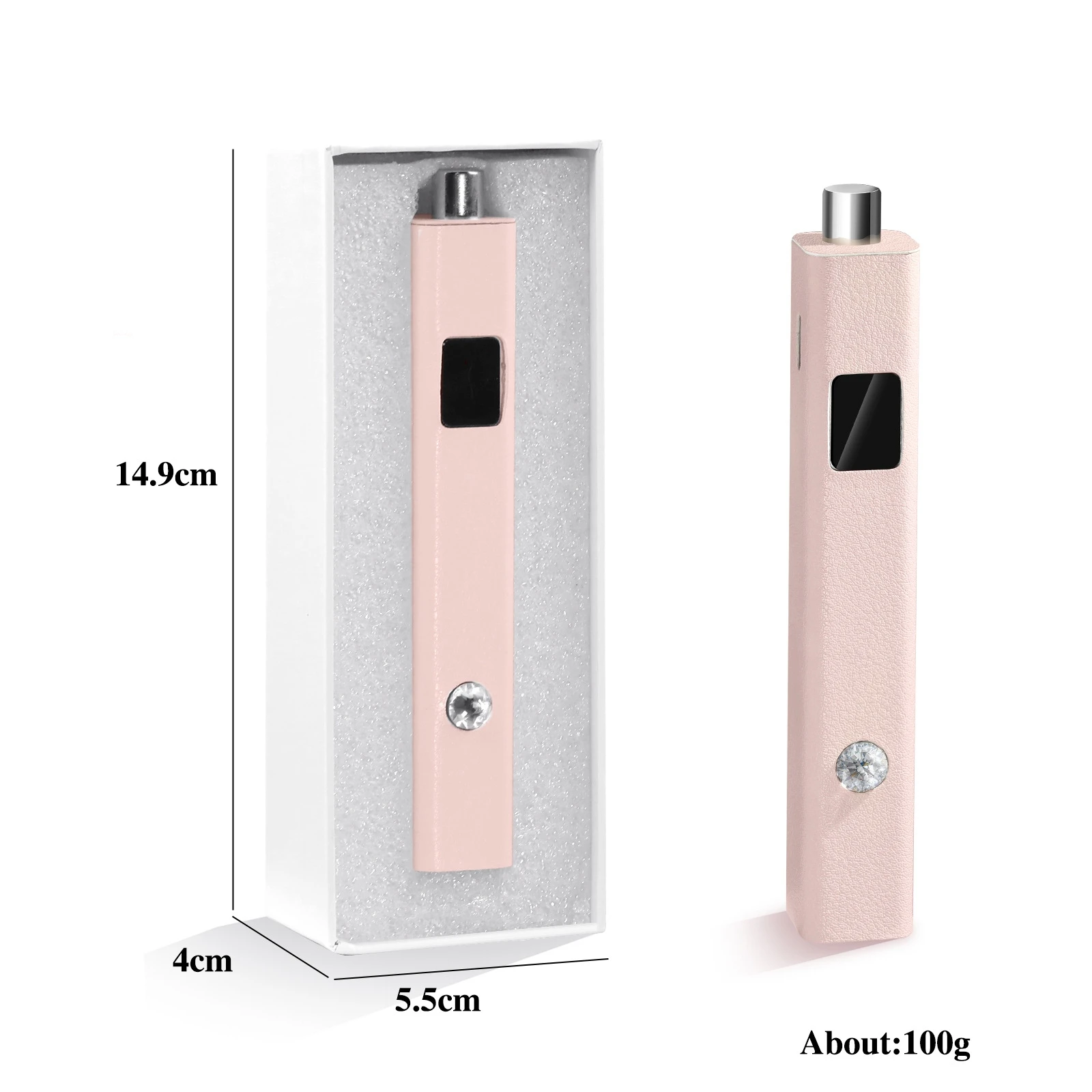 2 in 1 휴대용 자석 네일 드라이어, USB 충전식 UV LED 네일 램프 (빠른 경화 젤 폴리쉬용), 가정용 매니큐어 도구