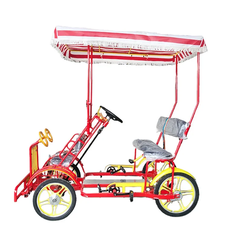 

Family Sightseeing Bicycle Bike Multi Person 4 Person Tourist sightseeing Bike Tandem Bike For Adults