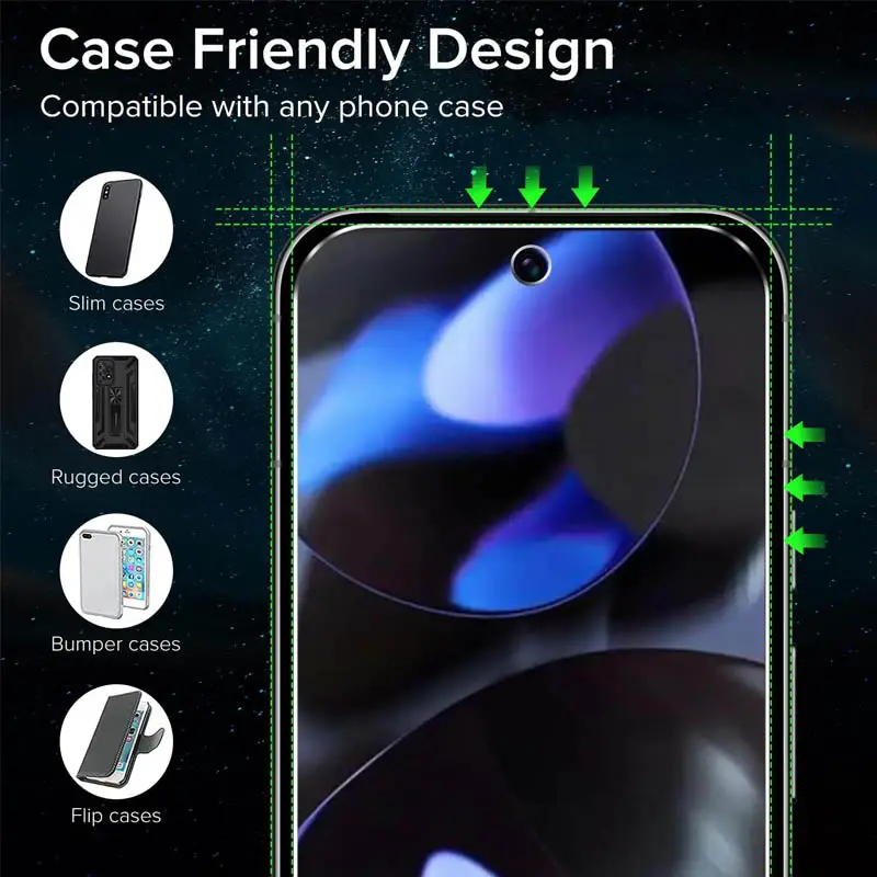 Fingerprint Unlock Glass for Pixel 9 Pro 10 8A 9A 10A 7A 8 Pro Screen Protector Pixel 9 Pro XL Tempered Glass for Google Pixel 9 - Image 4