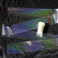 100cm Clear Laser Heart Nail Foils Holo Heart Beam Foil Paper For Nial Art Decoration Tools Hot Stamping Transfer Foil Sticker 2