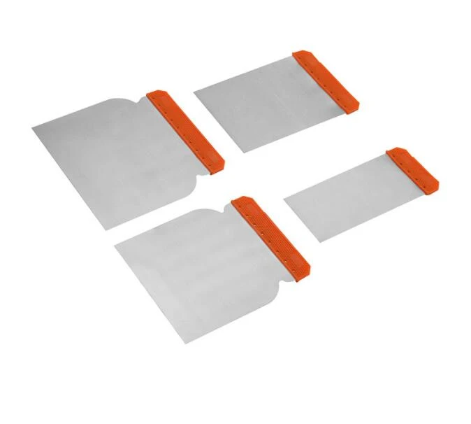 Body Filler Applicator Set 4 Pcs Auto Paint Tools Car Putty Knife Steel Sheet Putty Spreaders