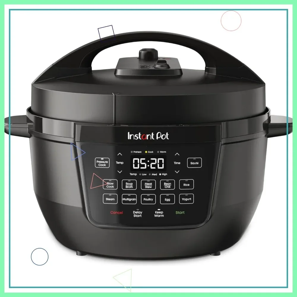 7-in-1 Electric Multi-Cooker, Pressure Cooker, Slow Cooker, Rice Steamer, Sauté Pan & Yogurt Maker with Wide Base 2