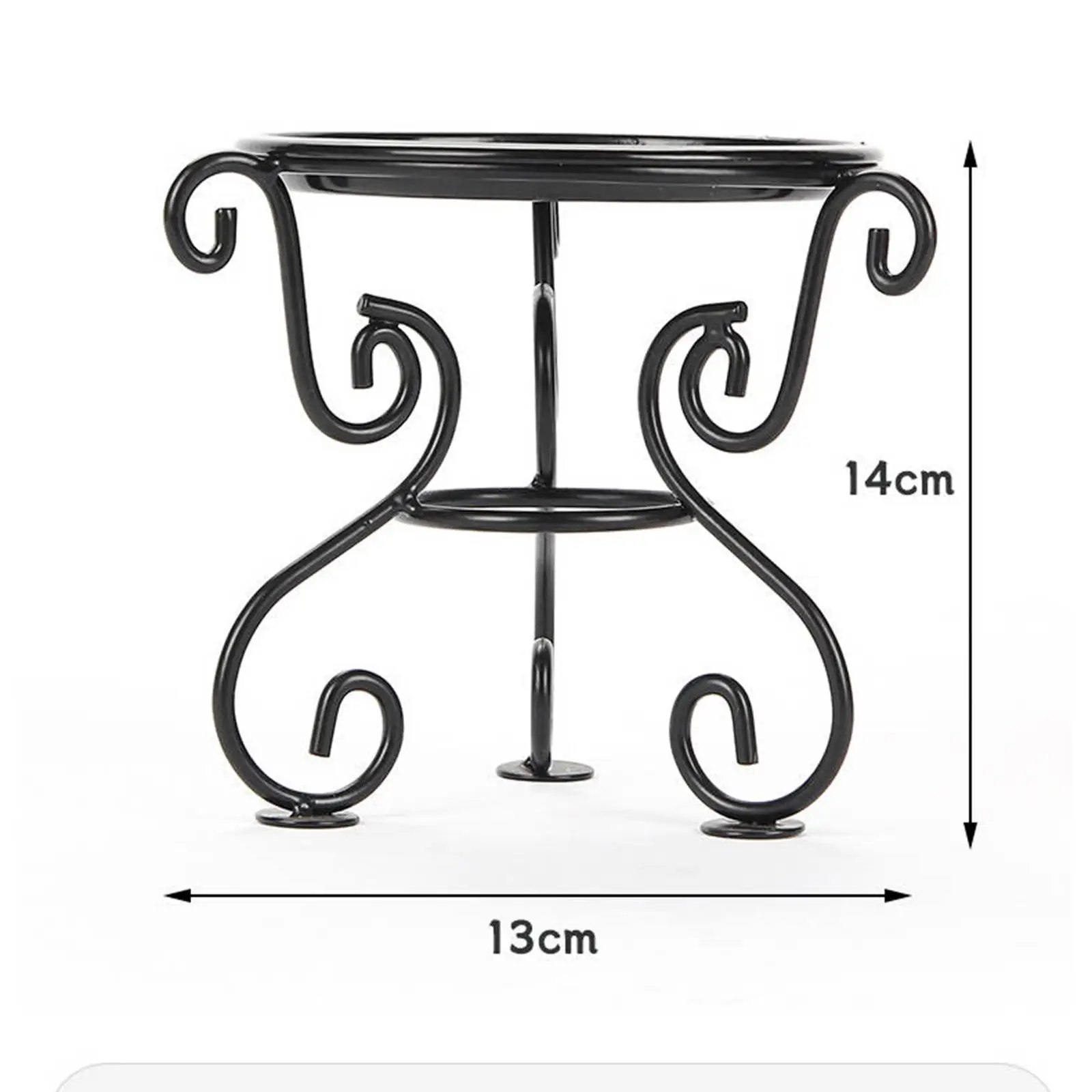 Plant Stand Supports Rack Iron Stable Decorative Minimalist Design Triangular Support Flower Pot Stand for Bedrooms Home Garden