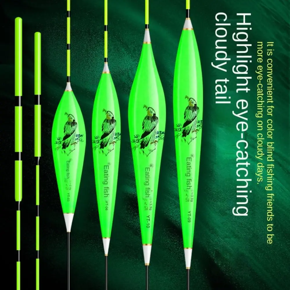 Indicator Rocky Fishing Lure Float Slip Drift Tube Eye-catching triangle tail Floats Bobbers sensitive Light Stick Floats