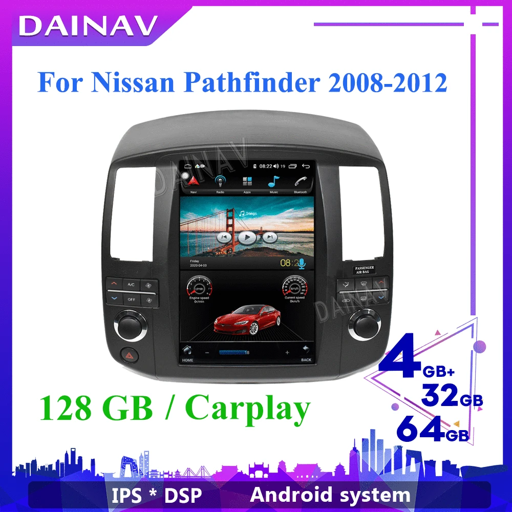 128gb Radio 2din Android For Nissan Pathfinder 2008 2009 2010 2011 2012