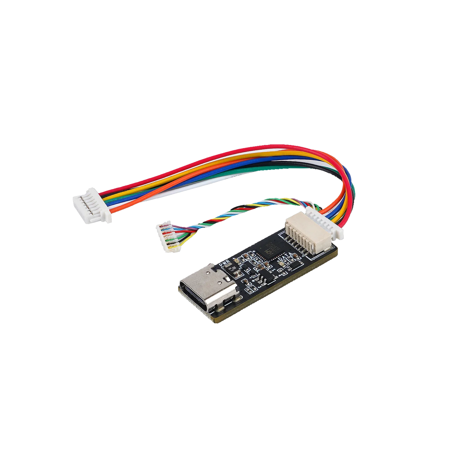Programmeur HDZero VTX branché sur un ordinateur portable, écran affichant le logiciel de mise à jour, achetez le programmeur HDZero VTX pour mettre à jour votre émetteur vidéo FPV.
