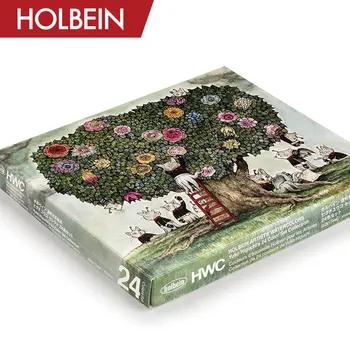 Holbein & Yuko Higuchi vernici ad acquerello con marchio co 5ml 24 colori forniture artistiche