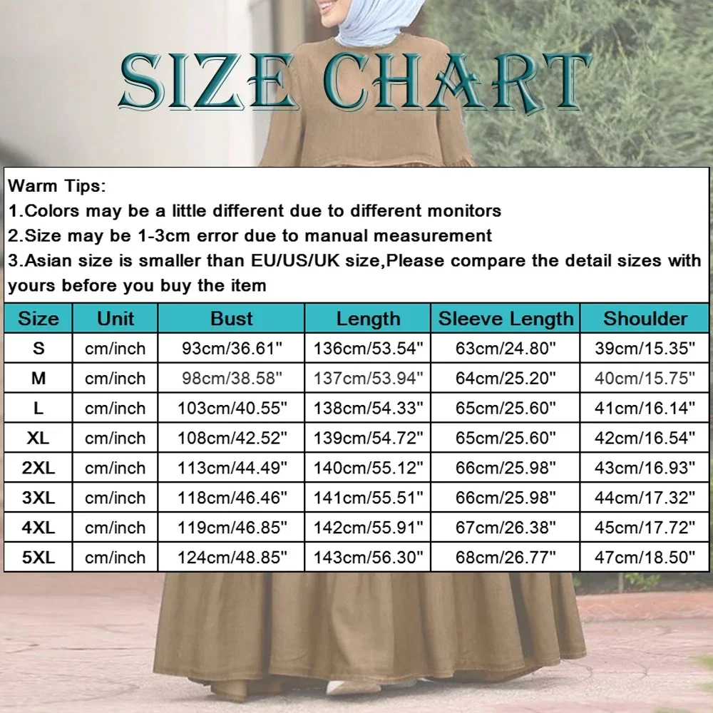 Women Islamic Robe African Dresses Dubai Turkish Modesty Kaftan Long Dress Plain Abaya Muslim Robes Ramadan Eid Muslim Clothes