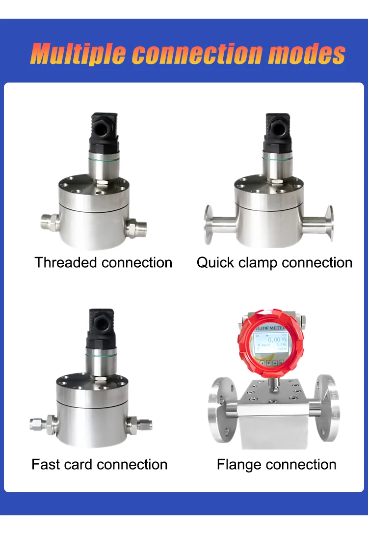 Circular Gear Flow Meter SS304 High Precision Maple Resin Honey Epoxy Resin Flow