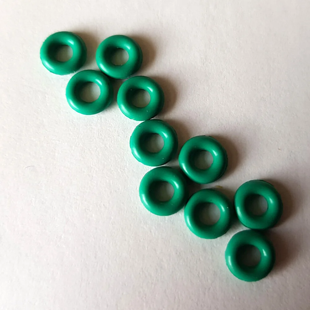10 Pz/Set Iniettore Di Carburante Perdita Fuori Tubo O Ring Per Ford Per Transit 2.2 2.4 Tdci Diesel Iniettore Guarnizione Rondella O-Ring Gomma Verde