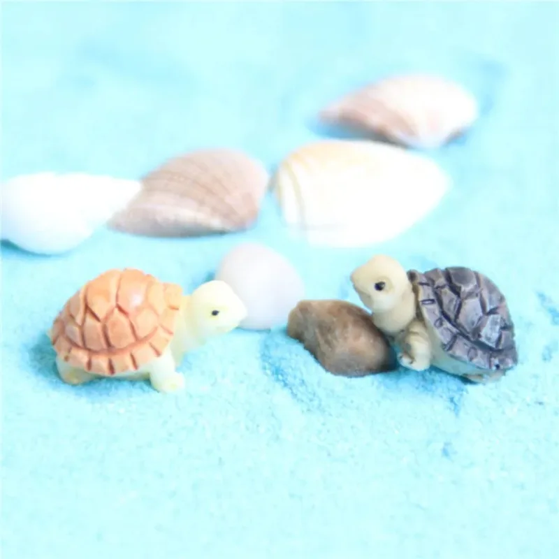Fish Tank Decoration Simulation Turtle Aquarium Accessories Resin Tortoise 2pcs/set fish tank ornaments fish tank decorations aquarium ornaments