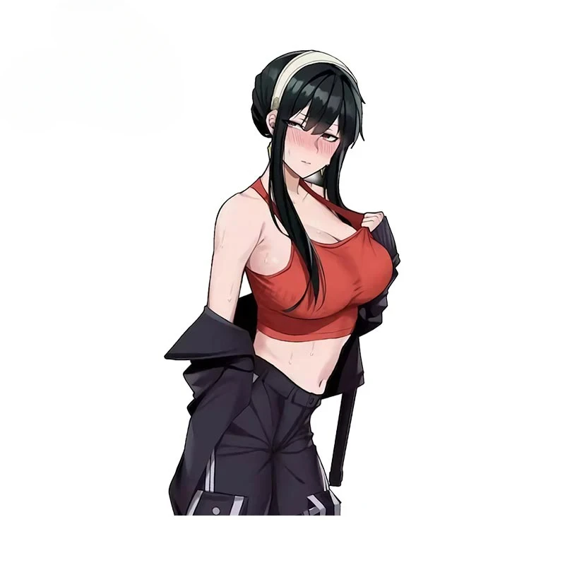 

Classic Design Sexy Anime Girl Car Sticker Car Accessories Vinyl Auto Decal Waterproof Reflective Sunscreen Funny Decoration