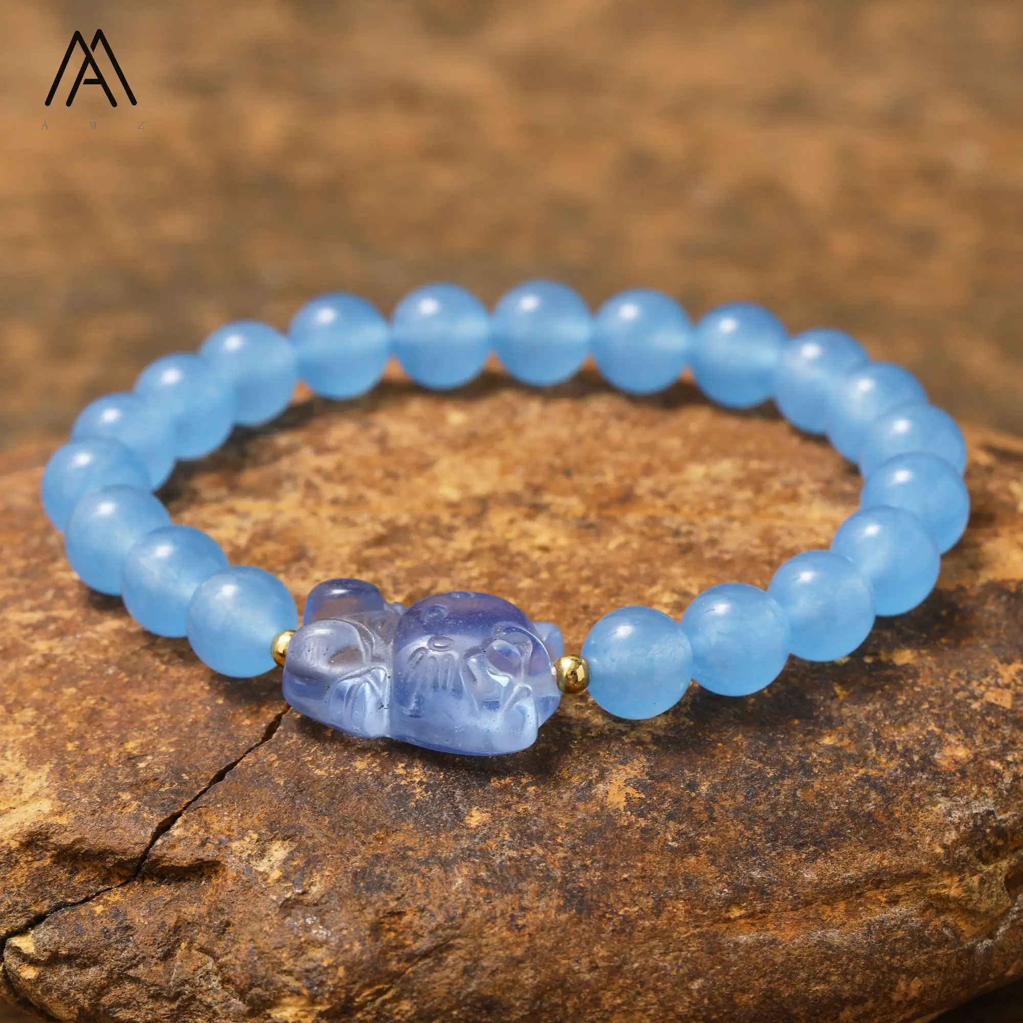 Niedliche Katzen-Edelstein-Kristallarmbänder für Boho 8mm Perlen Tierarmband Kindergeschenke – Detail 7