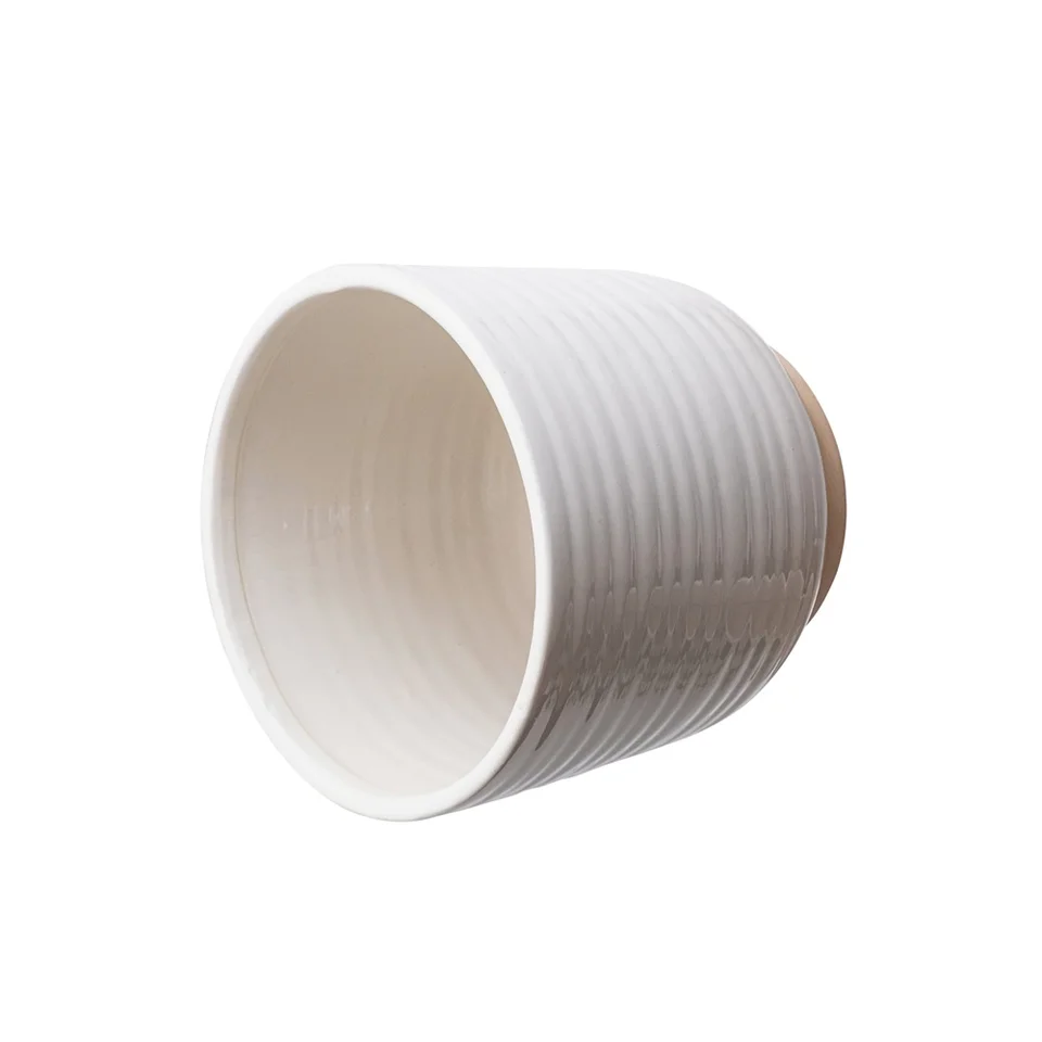 8 Inch Ceramic Planter for Indoor Outdoor Plants