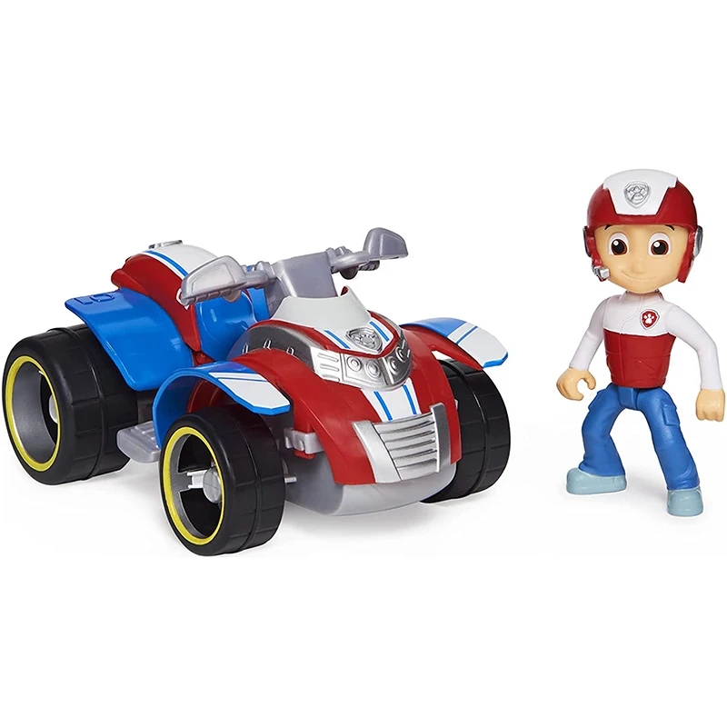 thumbnail image 1 of Figura de acción original de Paw Patrol, 10 tipos de vehículos, Ryder Tracker, Everest, Chase, Rex, Skye, Rocky, Marshall, Zuma, regalo de cumpleaños, 1 of 5