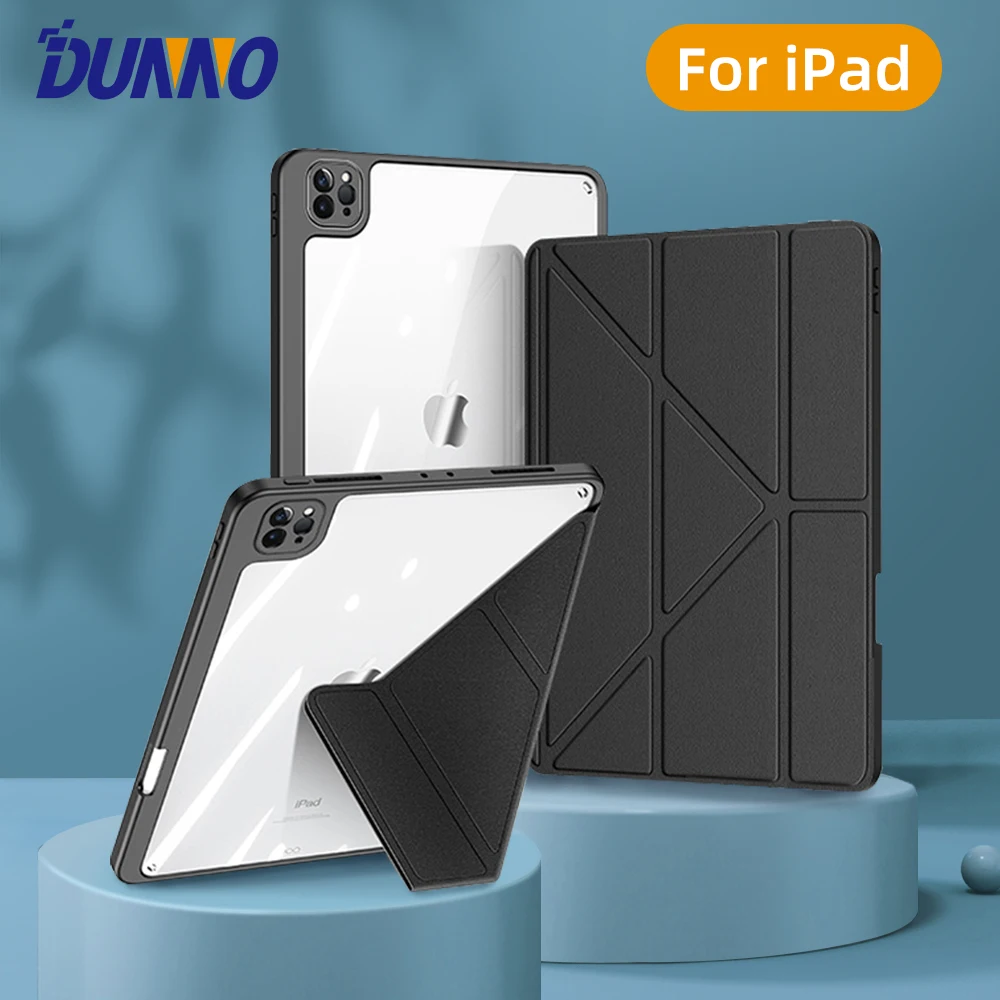 Custodia Y-Fold Per Ipad Pro 11 2Nd 3Rd 4Th Per Ipad 7/8/9Th 10.2 10Th Generation 10.9 Air 4 Air 5 5/6Th Air 2 Pro 9.7 Cover Per Tablet