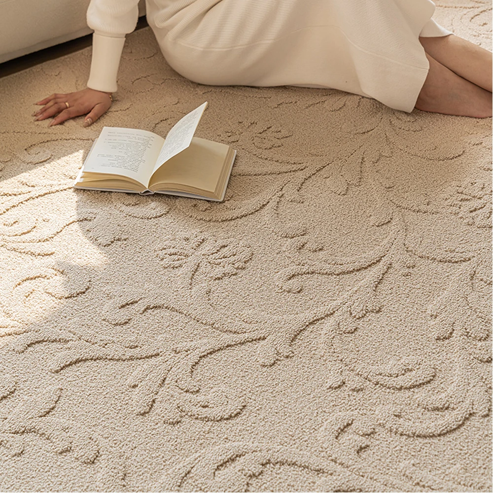 Relief pattern design Indoor Decor Soft and Comfortable Plush Living/Bed/Baby/Study Room Carpet Floor Mats For Home