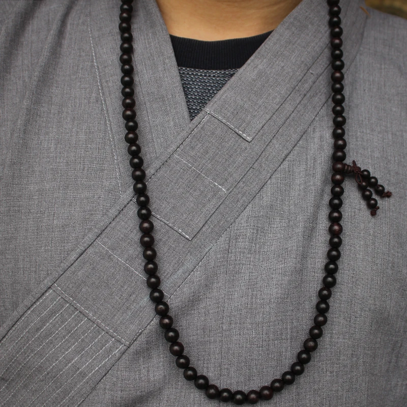 회색 노란색 성인 남성 명상 의류, 중국 전통 의상, 소림 승려 가운, 불교 승려 의상