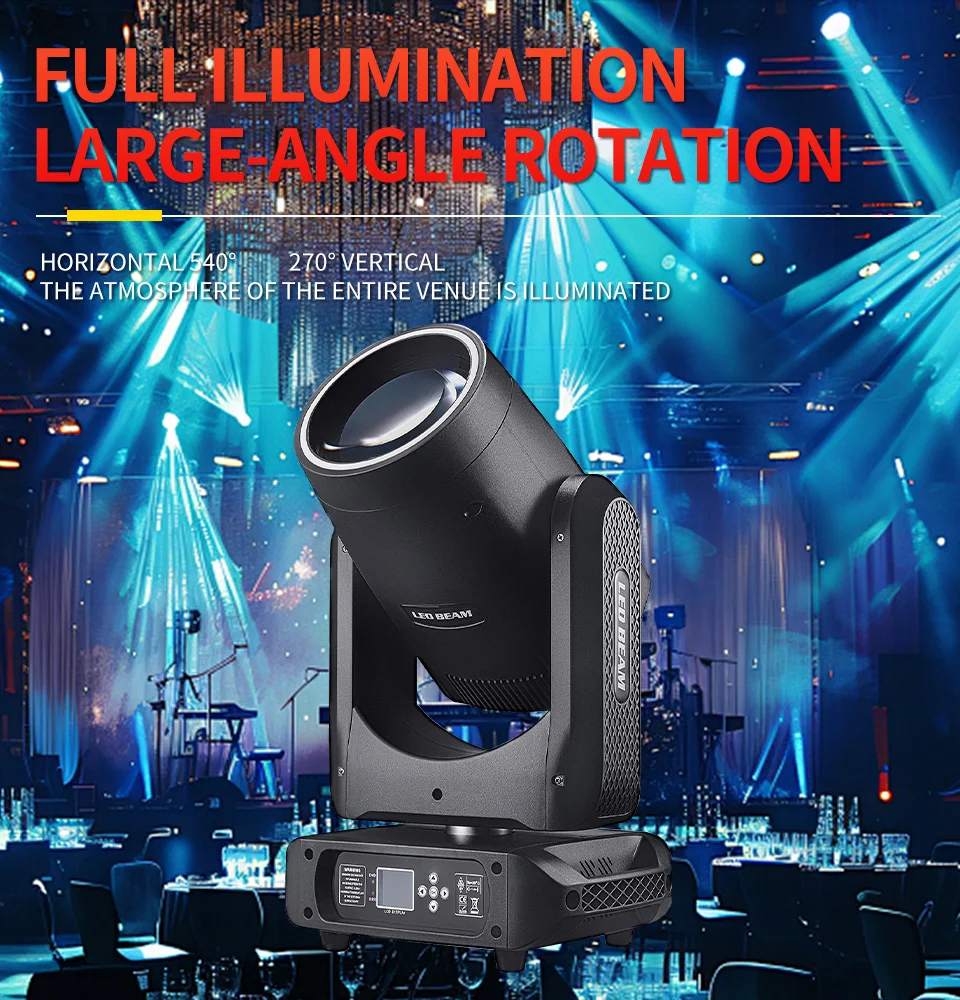 Professional 200W RGB Beam Stage Light Led 250W DMX Sharpy Beam Moving Head Ligh