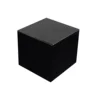 Natural Obsidian Square, Quartz Crystal Rough Polished Cube, Mineral Reiki Healing Stone, Degaussing Hexahedral Desk Decor 4