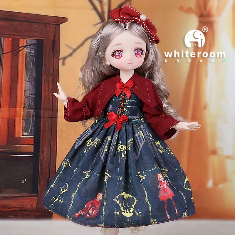 1/6 Bjd Puppe Hochzeit Kleid Anime Prinzessin Kleid Action-figuren Sphärische Gelenk Puppe Für Kinder Spielzeug Mädchen Cosplay 30cm lolita – Detail 3