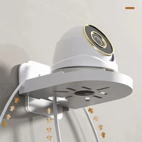 1/2Pcs Self Adhesive Security Camera Wall Mounting Bracket Punch-Free Acrylic Surveillance Camera Holder Shelf for Baby Monitors 1