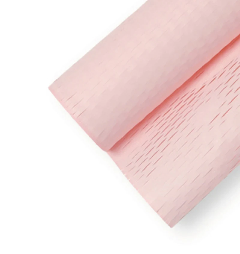 Pink Eco Friendly Packaging Paper, Honeycomb Cushioning Wrap