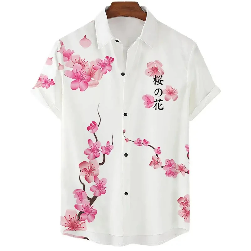 thumbnail image 1 of Camisas hawaianas para hombre, camisetas casuales de verano para playa, con estampado 3D de girasoles, camisetas Y2K, moda para exteriores, camisetas de manga corta de gran tamaño, ropa de calle, 1 of 5