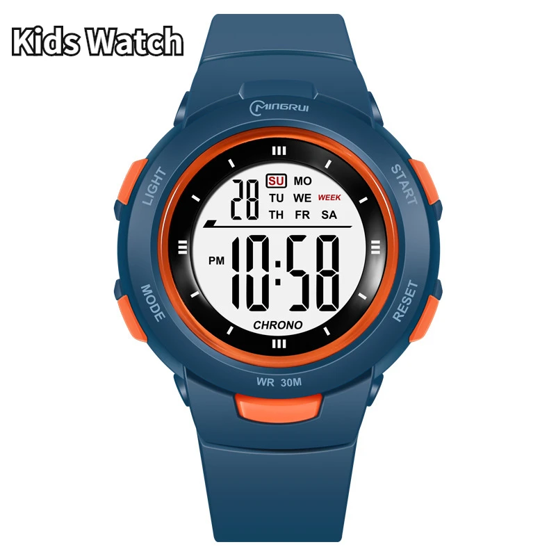 

Children's Waterproof Digital Wristwatch High-quality Sports Noctilucent Wrist Watch Men Women Clock with Alarm Clock Stopwatch