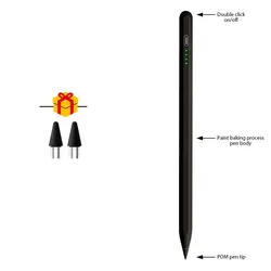 Universal Touchscreen Pencil Stylus for Tablets and Smartphones (Black)