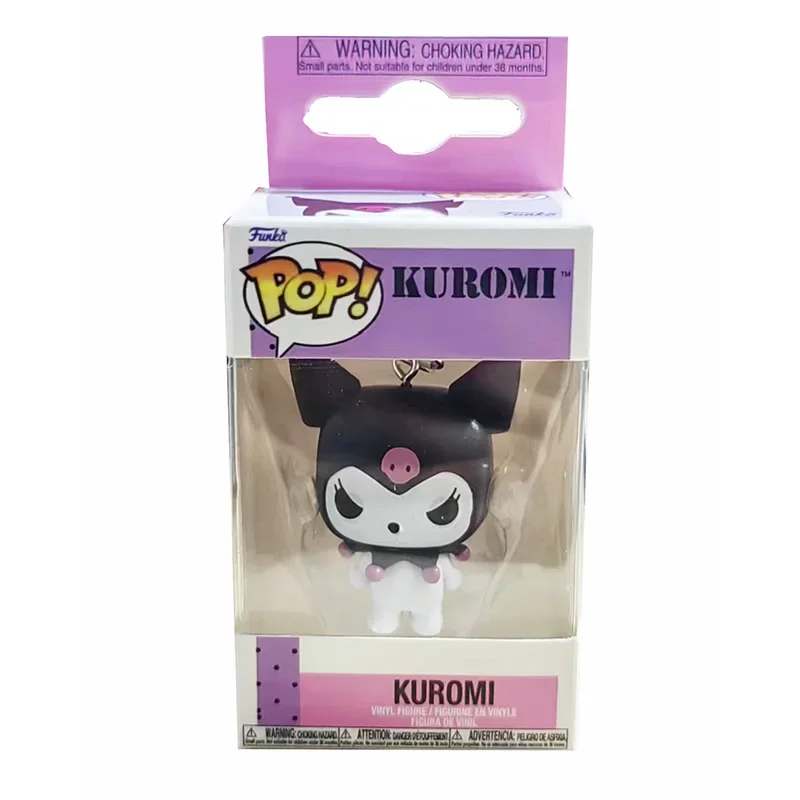 thumbnail image 5 of Funko Pop My Melody Kuromi con llavero de Baku, juguete de Hello Kitty Pochacco Devil Kuromi, llavero de bolsillo Pop, modelo coleccionable, 5 of 5