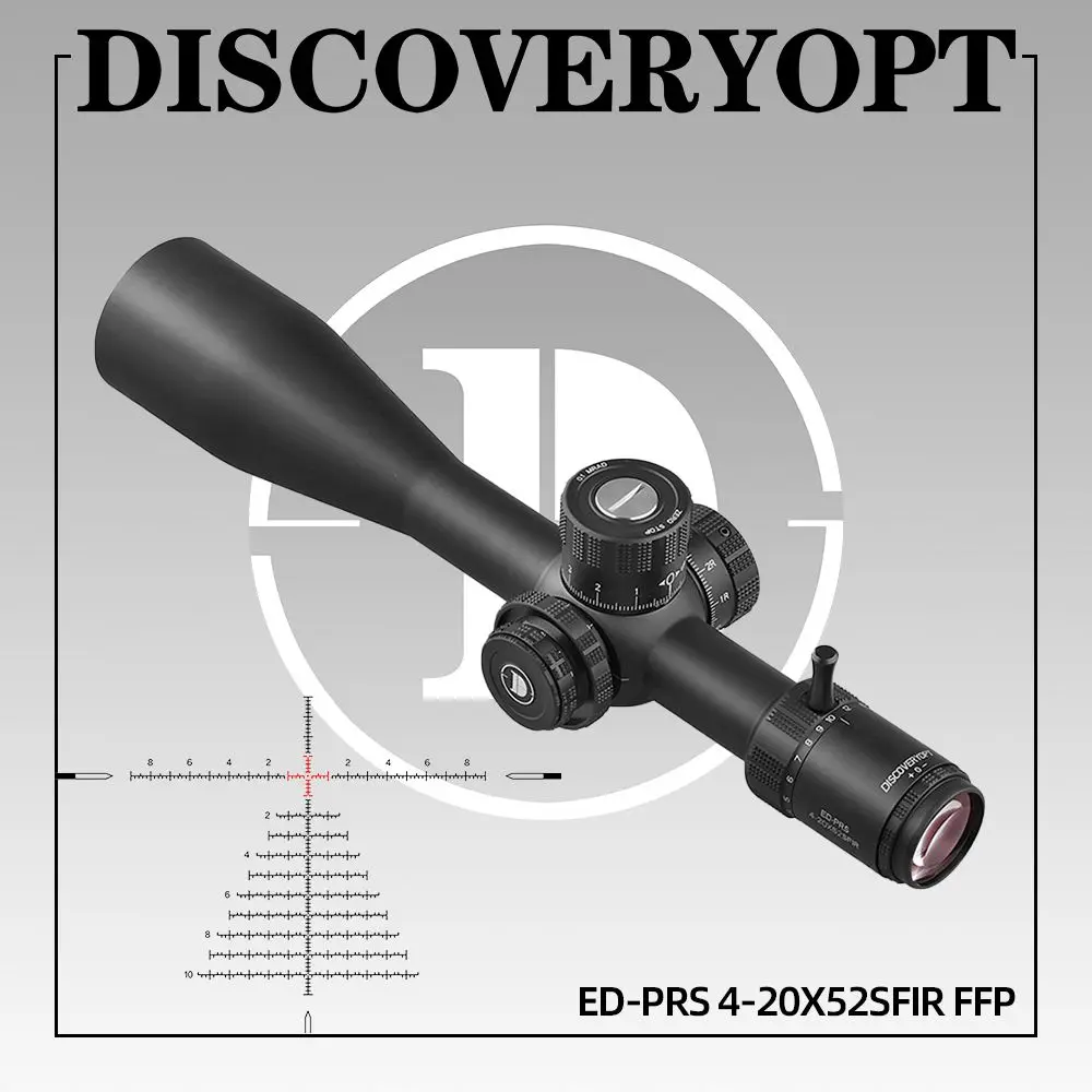 

Discoveryopt Optical Sight For Hunting Sporting Competition ED-PRS 4-20X52SFIR FFP Rifle Scope For .50BMG Tactical RifleScope