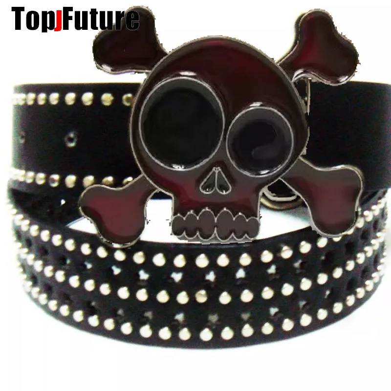 

Free shipping Men Unisex Women Y2K Girl Gothic Lolita Goth Punk Harajuku skull belt waist belt Steampunk cosplay party belt gift