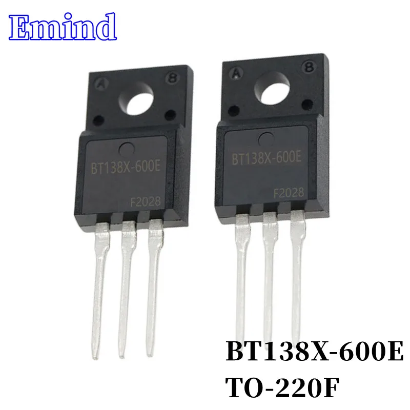 

10Pcs BT138X-600E Thyristor TO-220F 12A/600V DIP Triac Large Chip Plastic Package