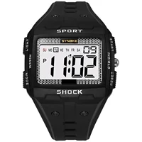 Digital Wristwatch Men's Sports Electronic Watch Waterproof Luminous Large Screen Watch Fashion Casual Students Wristwatch 1