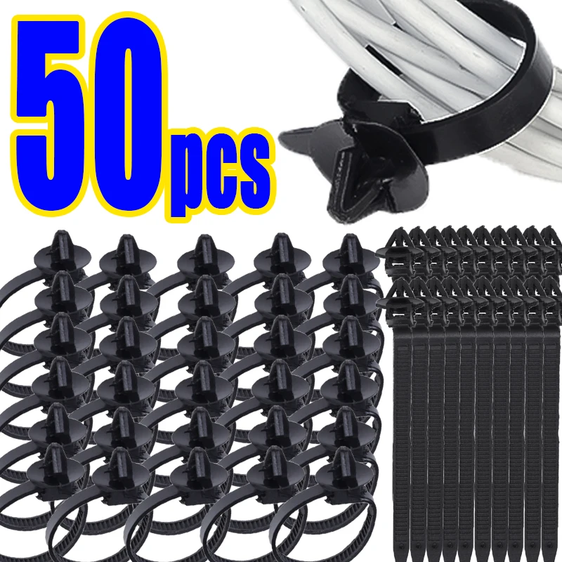 

Universal High Quality Car Harness Ties Wire Harness Fasteners Cable Clamps Cables Tie Auto Wires Organizers Autos Accessory