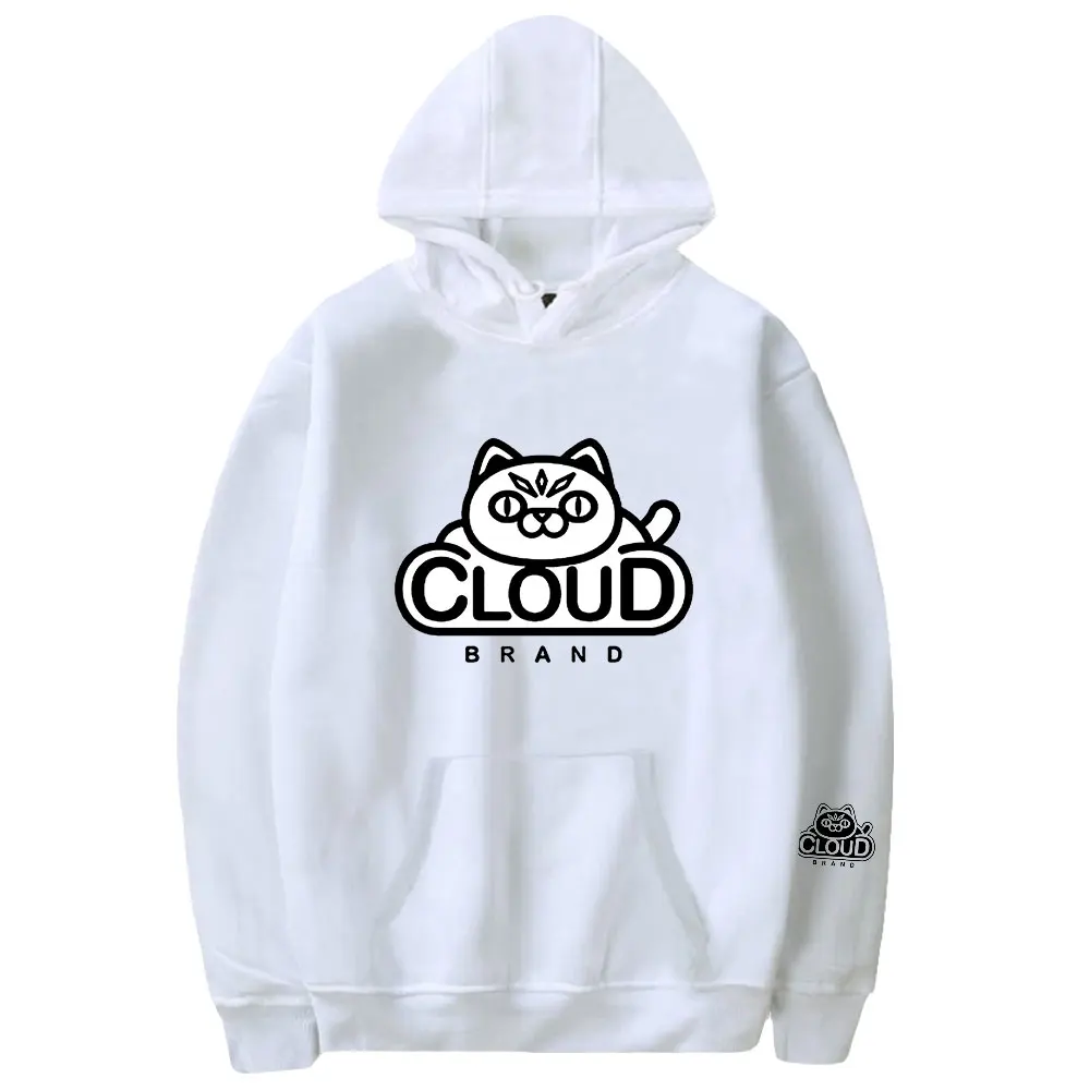 PopularMMOS Merch Cloud Brand Hoodie Youth Long Sleeve Women Men Hooded Sweatshirt Casual Style Unisex Clothes