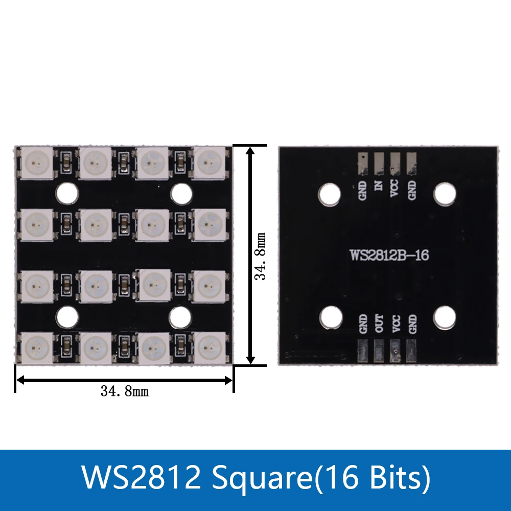 ตัวเลือกสินค้า แหวนไฟ RGB WS2812 บูรณาการสำหรับ Arduino DIY