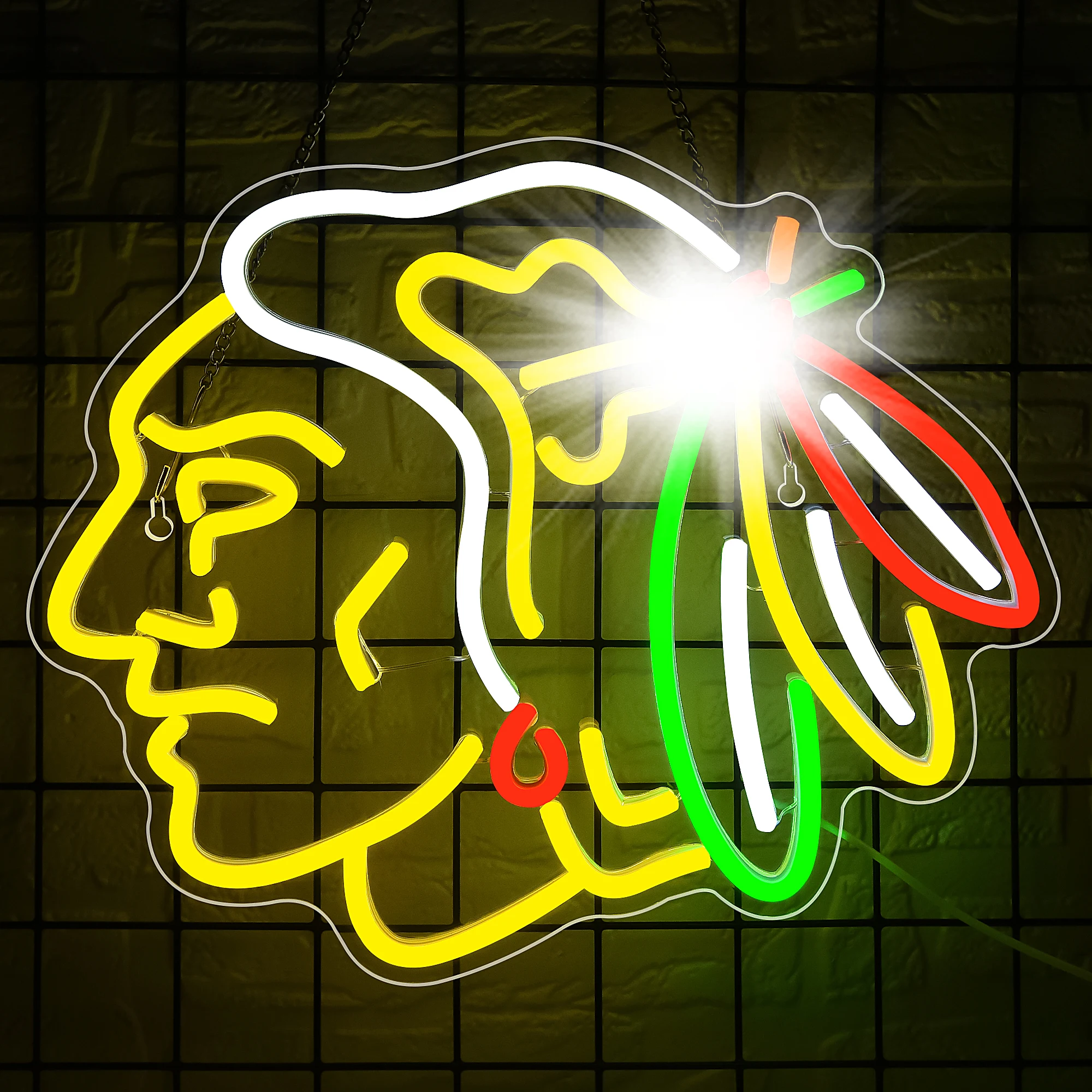 Insegna Al Neon Di Birra, Insegna Luminosa, Insegna Leggera Logo Emblema E Simbolo Della Casa 124122292