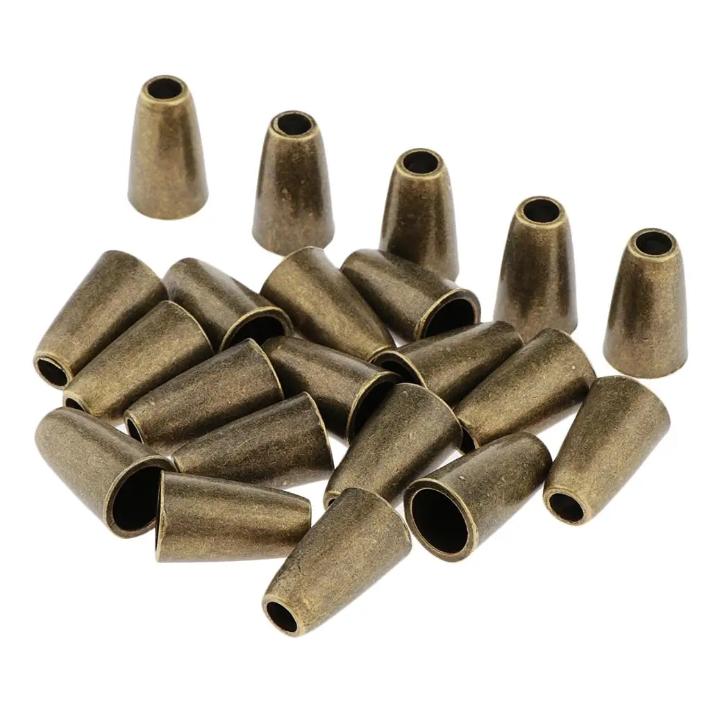 20pcs Cord Locks Metal End Pieces Cord & Cord Stoppers Stainless