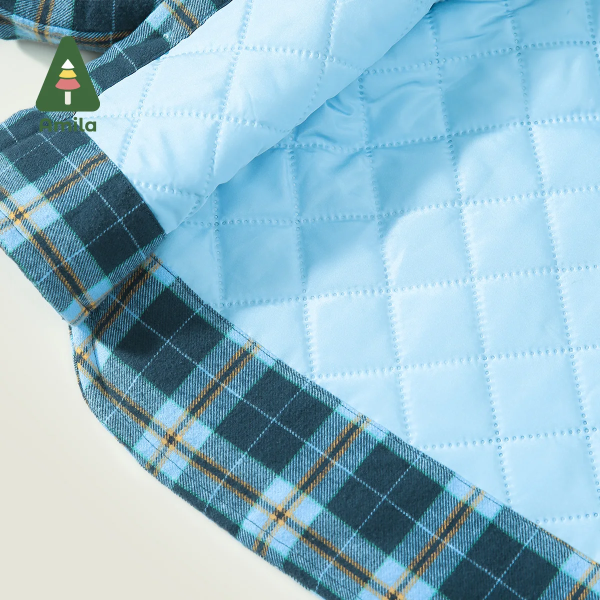 Baby Boy Shirt Winter Multicolour Lapel Color Blocking Warm Cartoon Pattern Baby Clothing kids shirts