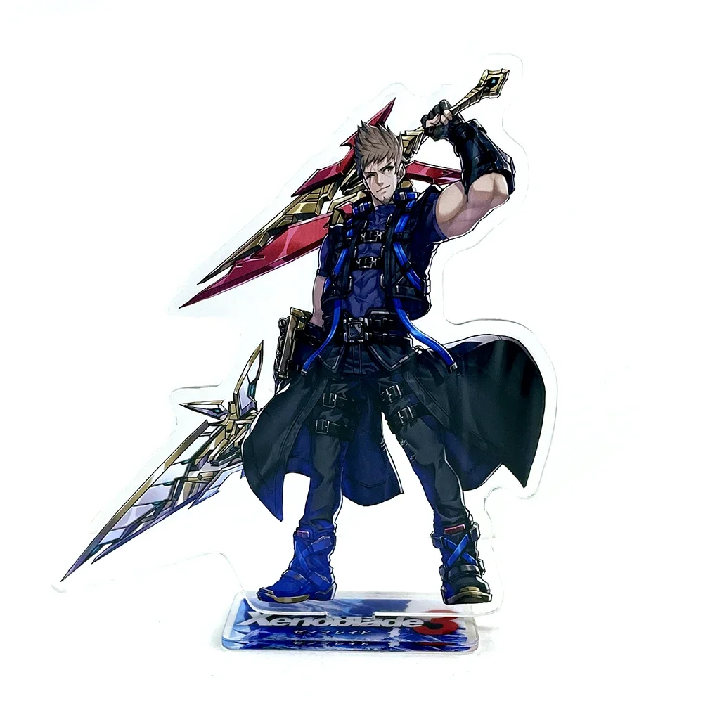 Xenoblade-アクリルスタンドの置物モデル、アニメプレート