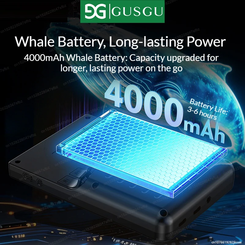 New GUSGU H7 Handheld Game Console 4.5 Inch IPS Video Portable Gaming Player Linux System Play 4000mAh Long Standby - 3