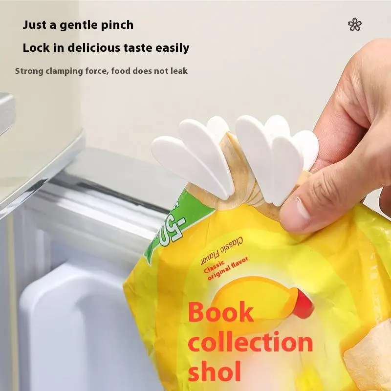 Flower Magnetic Clip Creative Kitchen Gadget Multifunctional Snack Sealer Food Storage Unique Petal Clip Cute Home Fridge Magnet