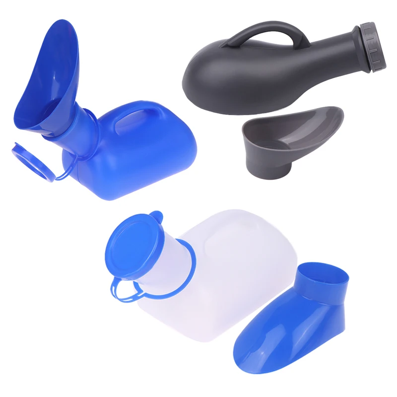 1000MLPortableUrinalPeeBottle-UnisexLeakproofPersonalReliefContainerforCar/Travel/Bedside-34ozMobileToiletAidPot