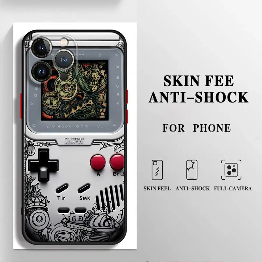 Retro Gaming Themed Soft Phone Case Cover for Xiaomi Redmi Note Series