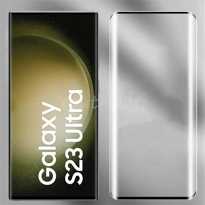 Per Samsung Galaxy S23 Ultra Glass 3D Pellicola Proteggi Obiettivo Schermo Curvo Per Samsung S23 Vetro Ultra Temperato S21 S22 S23 Ultra